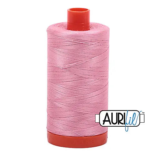 Aurifil 50 wt, 1422 yards, Bright Pink - 2425