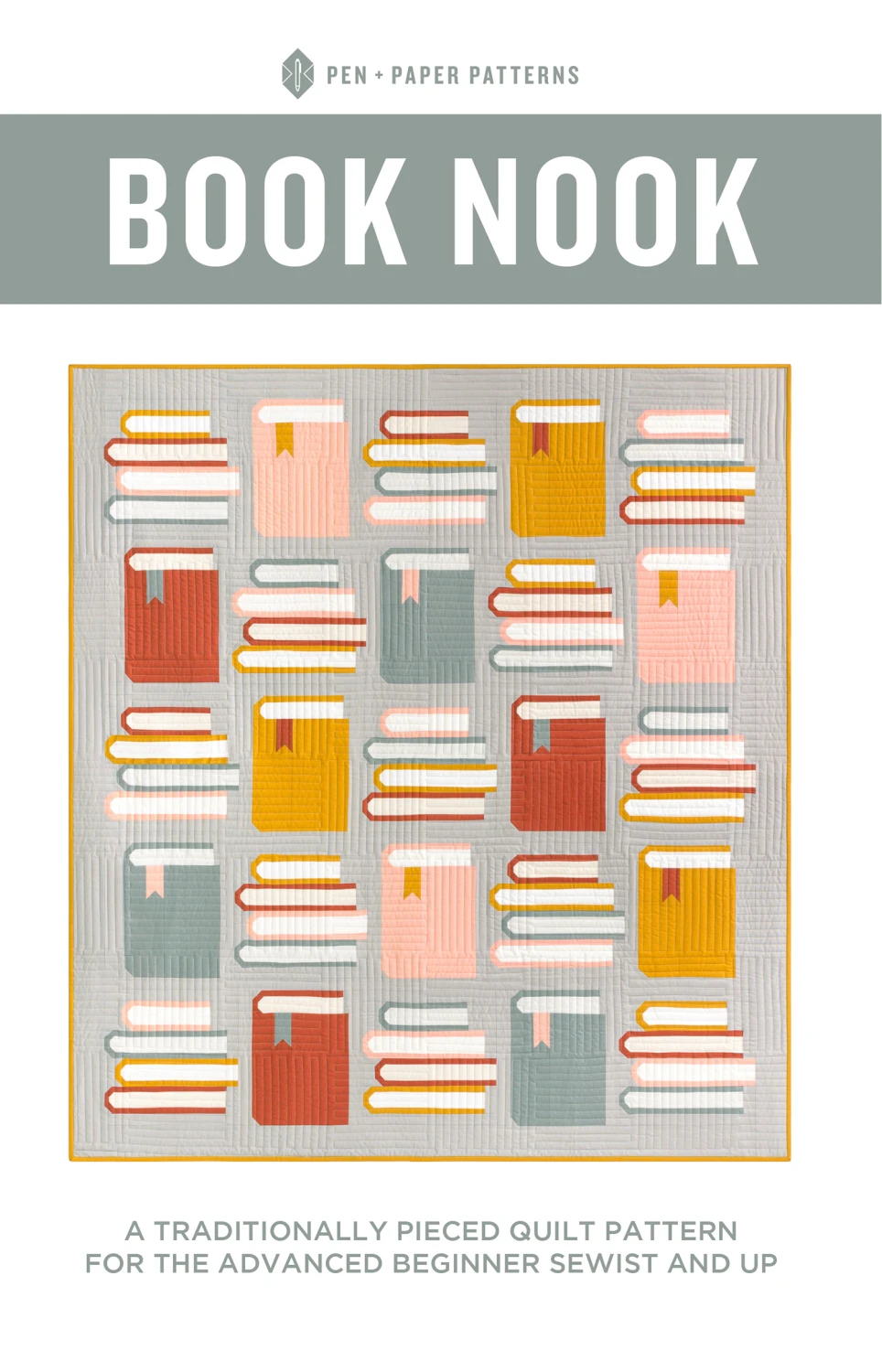 Pen & Paper Patterns Book Nook  Quilt Pattern