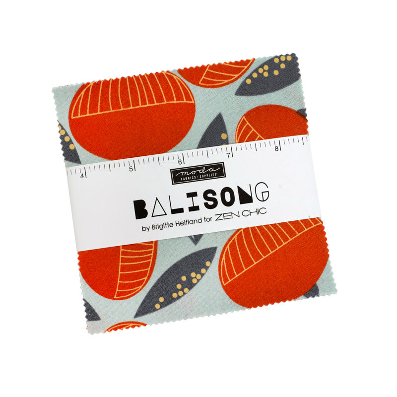 Balisong by Zen Chic for Moda, 5" Charm Pack