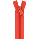 24" Single Slide Zipper - Tangerine