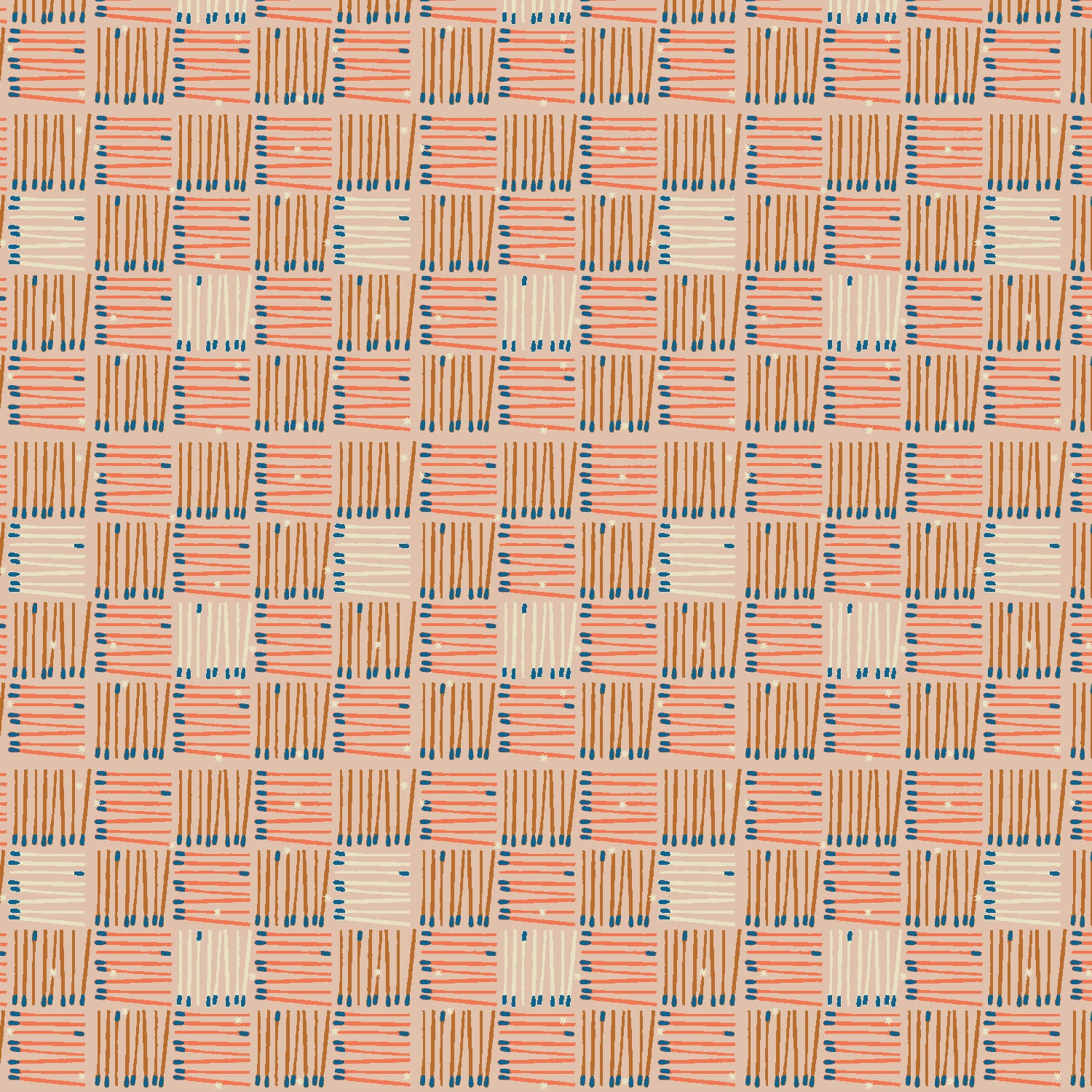 Riverbank by Ash Cascade for Cotton + Steel, Matchstick, Warmth