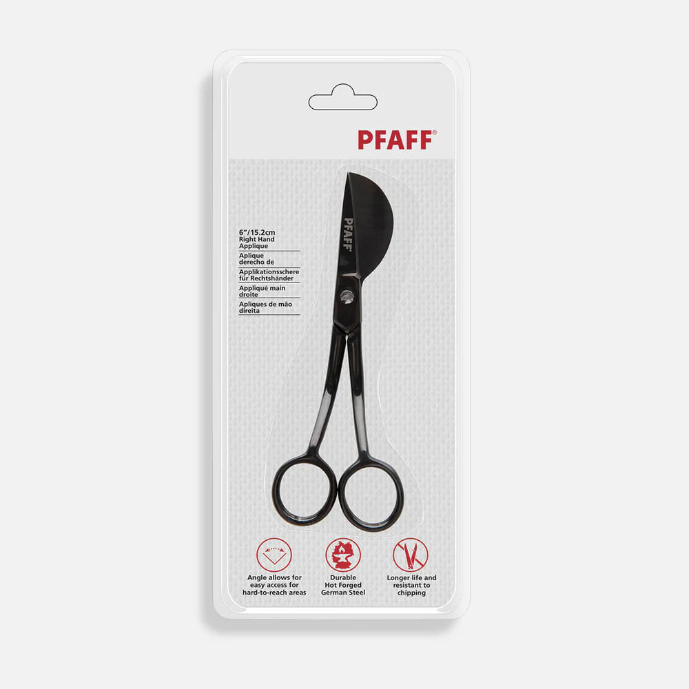 PFAFF 6" Right Hand Applique Scissors (Duck Bill)