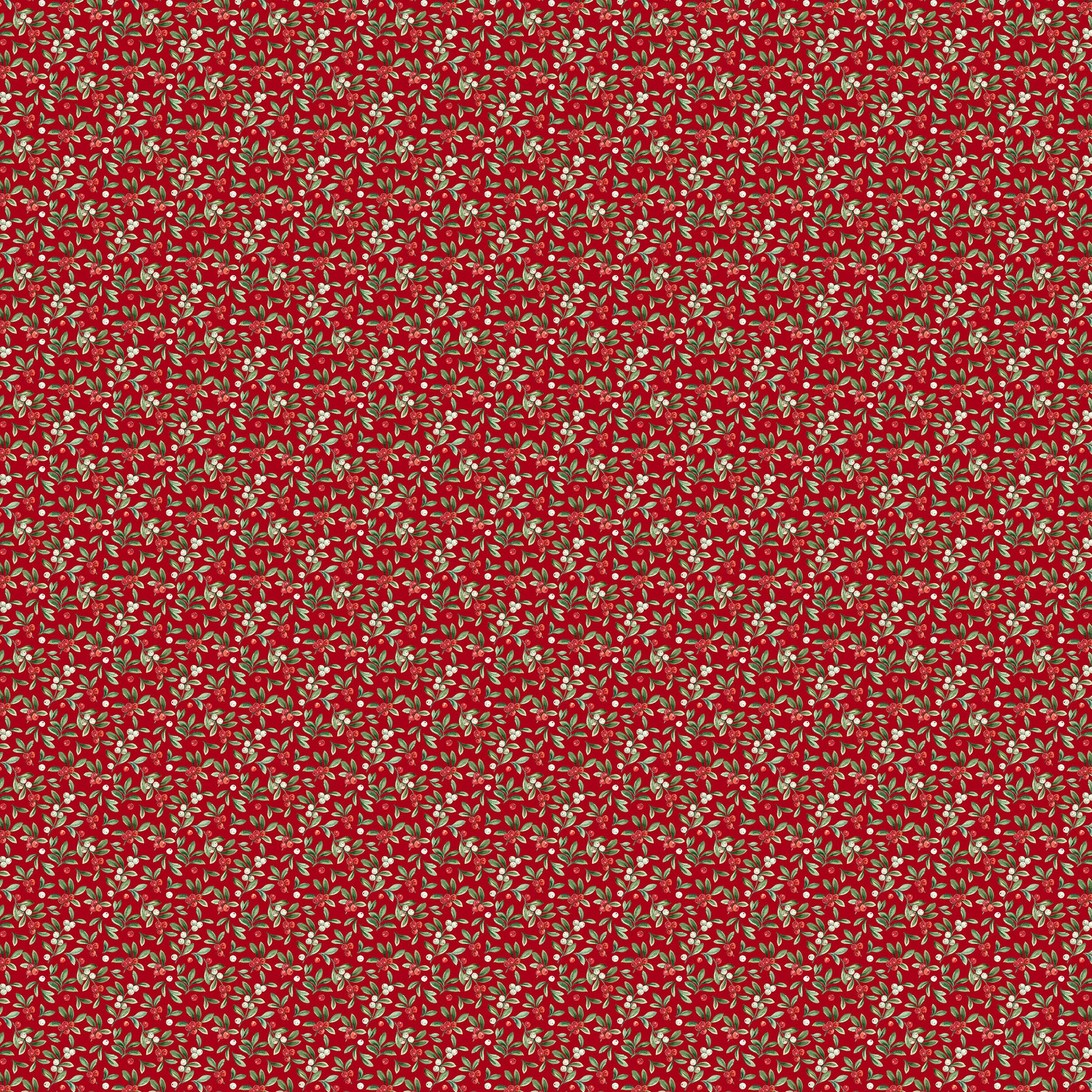 Home for Christmas by Deborah Edwards, Mistletoe, Red Multi