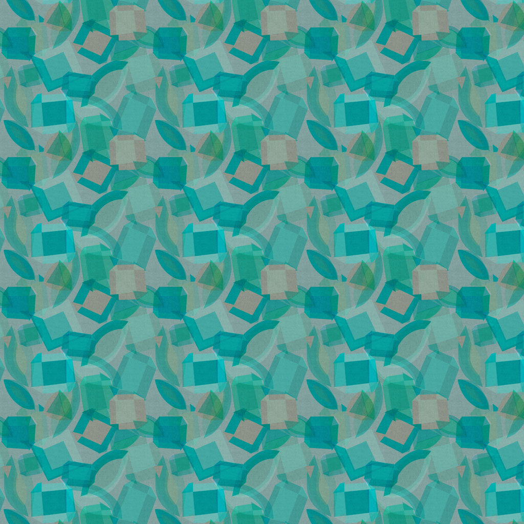 Mid Century Modern, Jewels, Teal