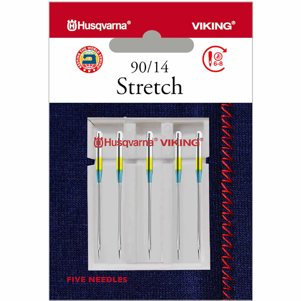 Husqvarna Viking Stretch Needles - sz. 90, (5 pack)