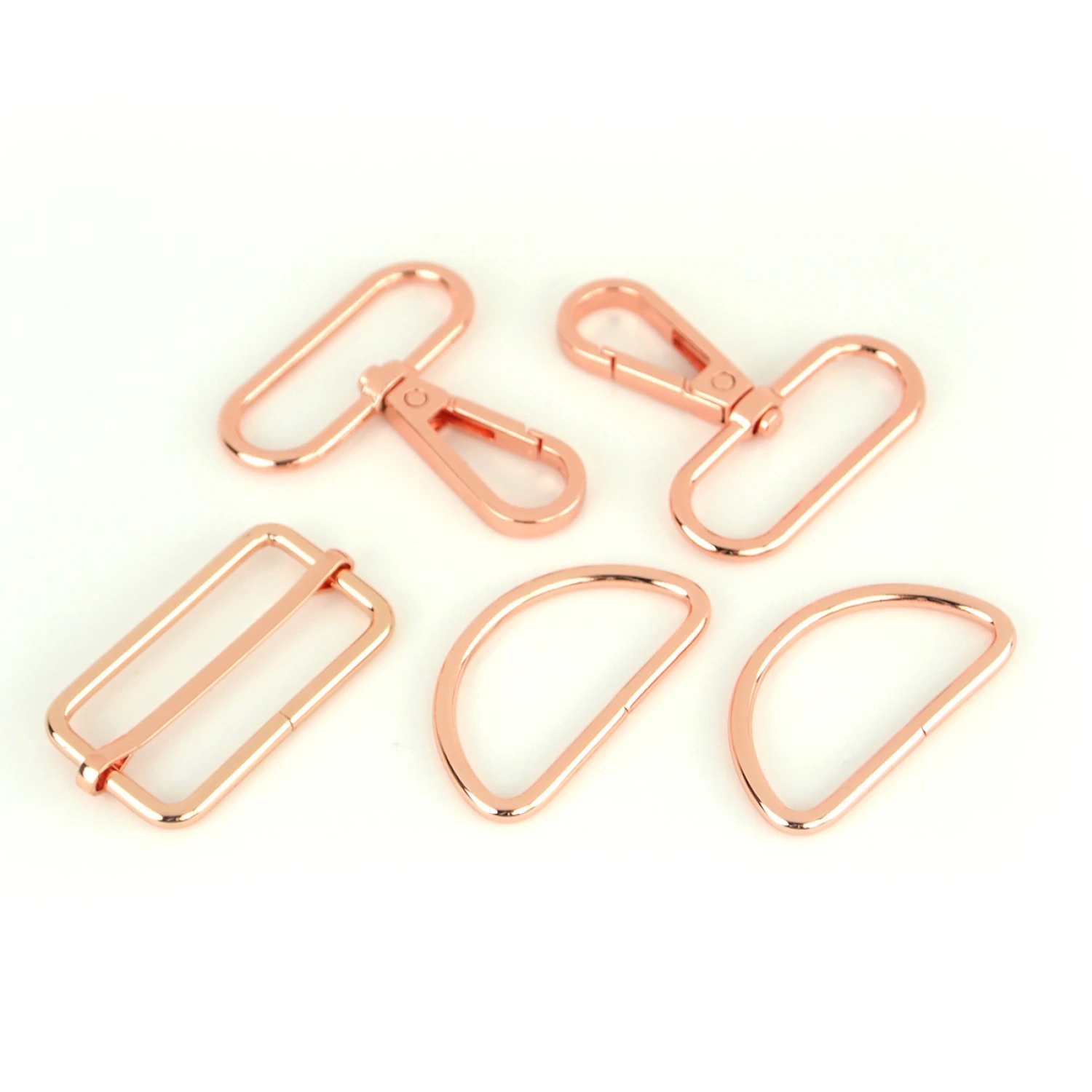 Sallie Tomato Level 3 Basic Hardware Set, 1.5" - Rose Gold, 5 pc.