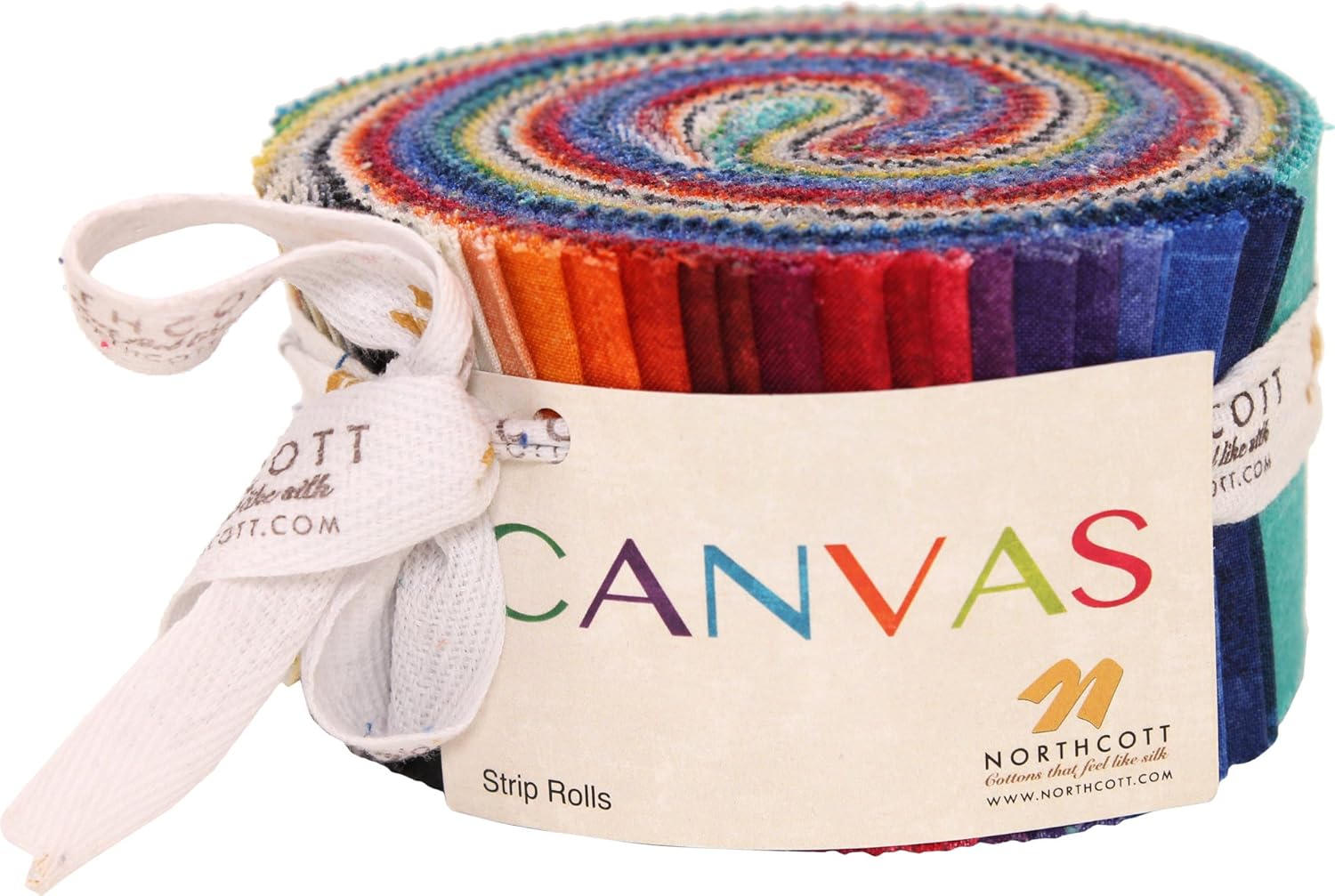 Canvas by Northcott (Quilting Cotton)  Jelly Roll, 40 pc.
