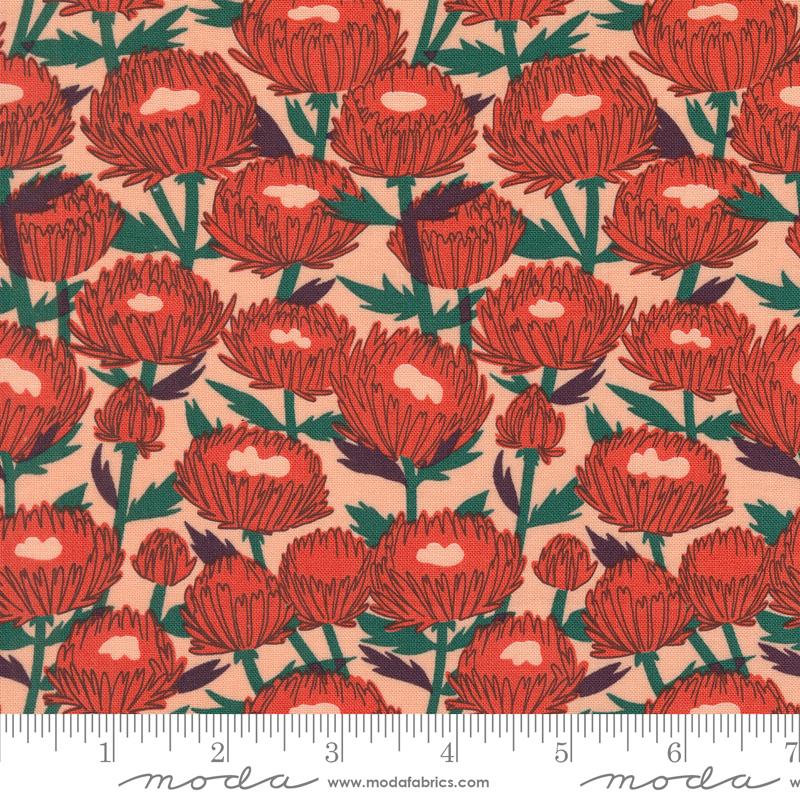 Love Letter by Lizzy House for Moda, November Florals - Peach