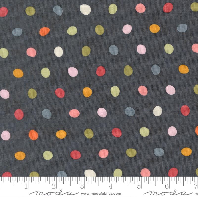 Fieldrush by Basic Grey for Moda, Poppy Dots, Portabello