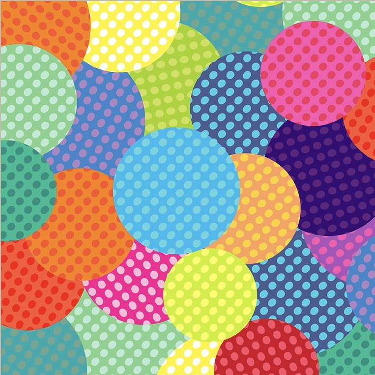 Dot to Dot, Polka Pals 108" Wideback