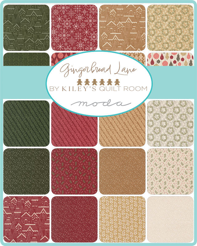 Gingerbread Lane by Kiley's Quilt Room Charm Pack