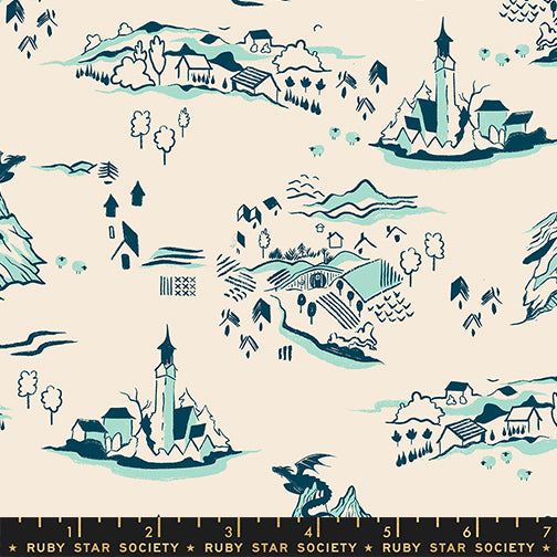 Fire Glow by Sarah Watts of Ruby Star Society, Mountain Town, Frost