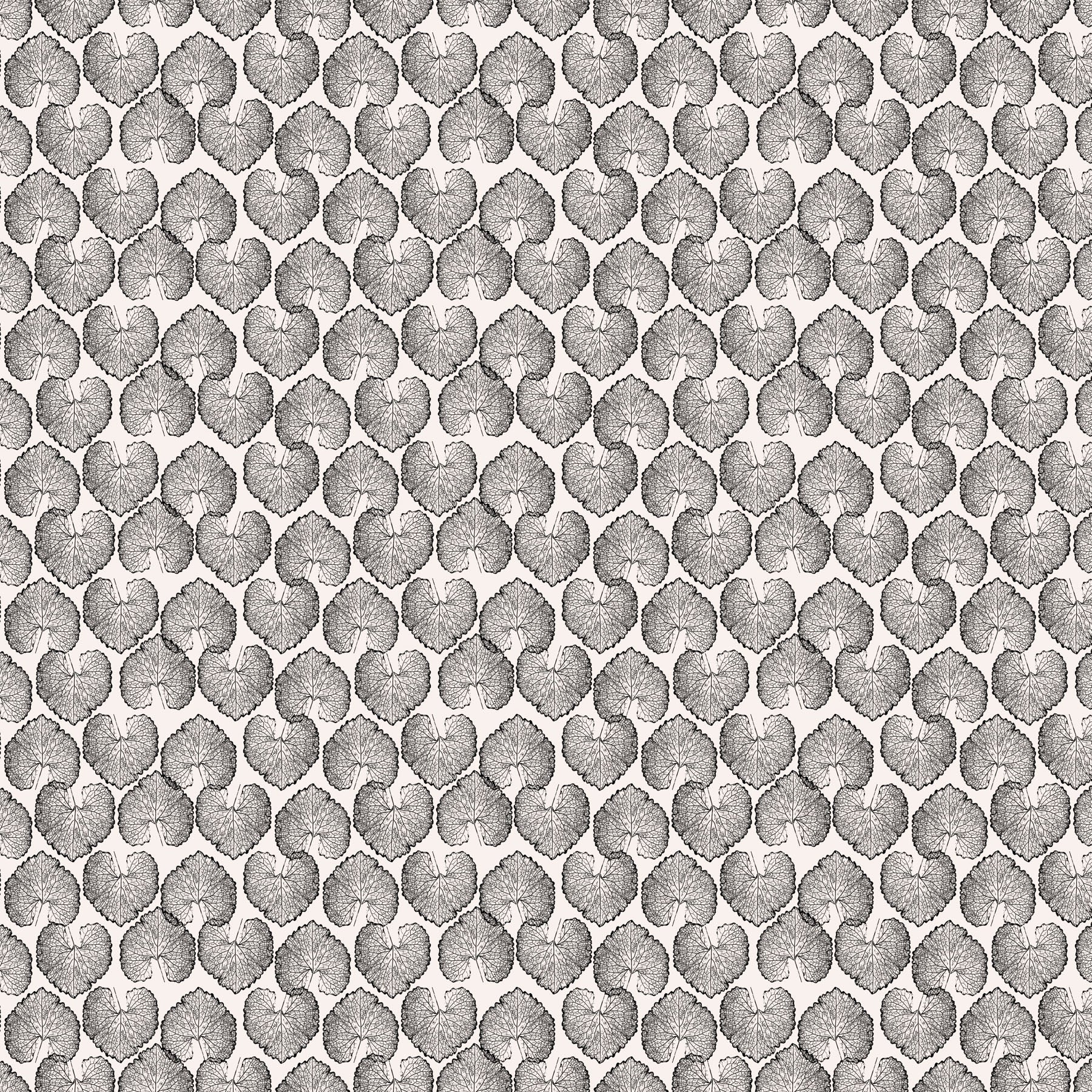 Ink & Earth by Figo Studio, Leafy, Black