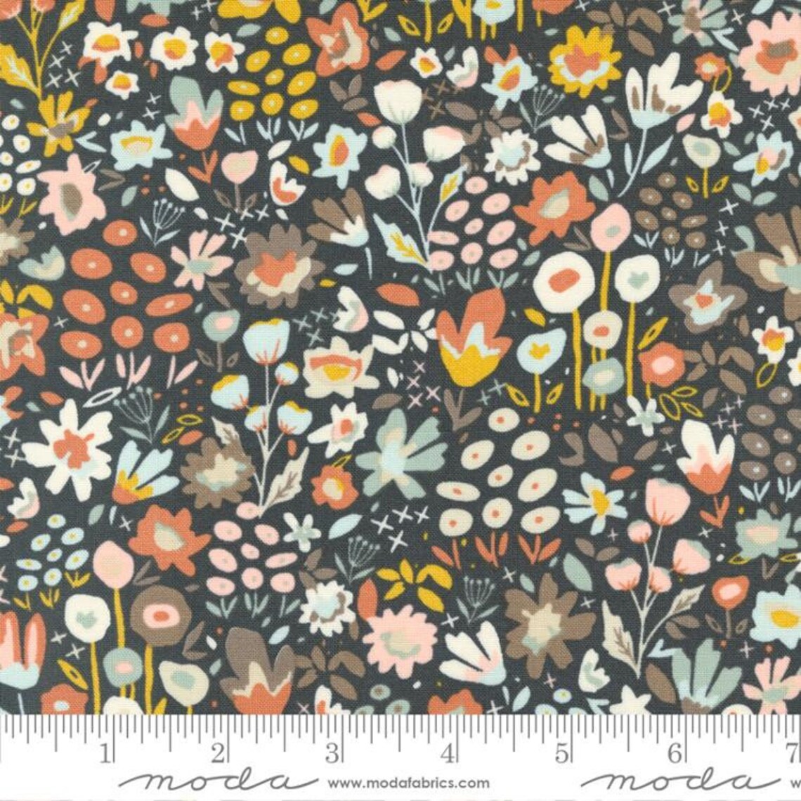 Dawn on the Prairie by Fancy That Design House, Charcoal Night - Flowers