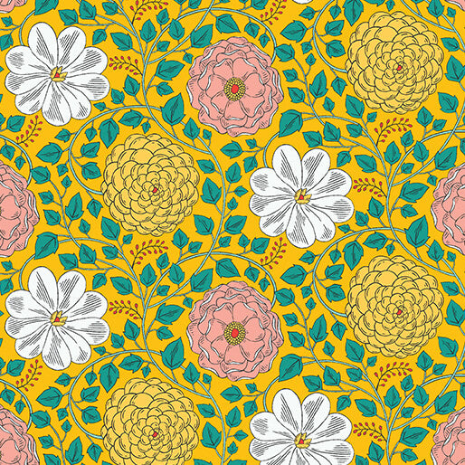 Blooming Color Harmony by Contempo Studio, Grace, Dark Yellow