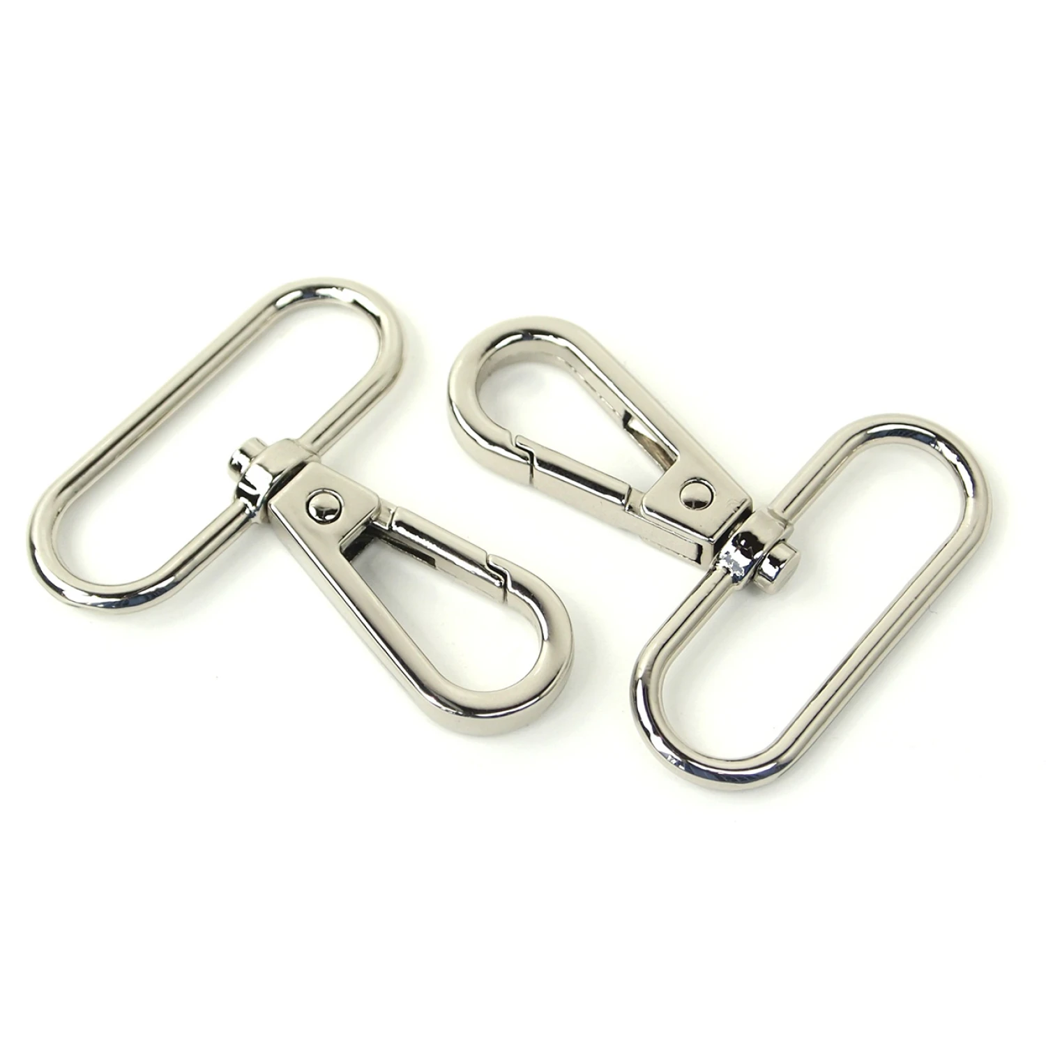 Sallie Tomato Swivel Hooks, 1.5" - Nickel, 2 pc.