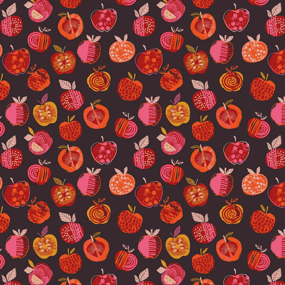 Fine Folk by Helen Black for Thread & Ink Design Studio, Apple Picking
