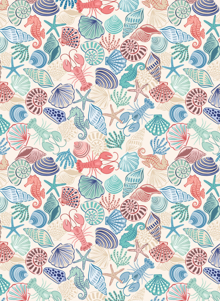 Seas the Day by Lewis & Irene, Seahorses and Shells