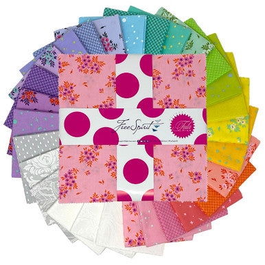 Tula Pink True Colors 10" Layer Cake - What a Ditz