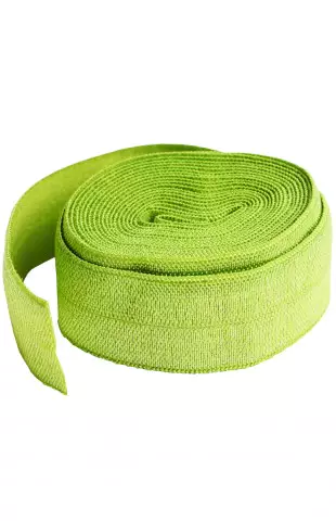 byAnnie Fold-Over Elastic, 20mm x 2 yards  (1.8 metres), Apple Green