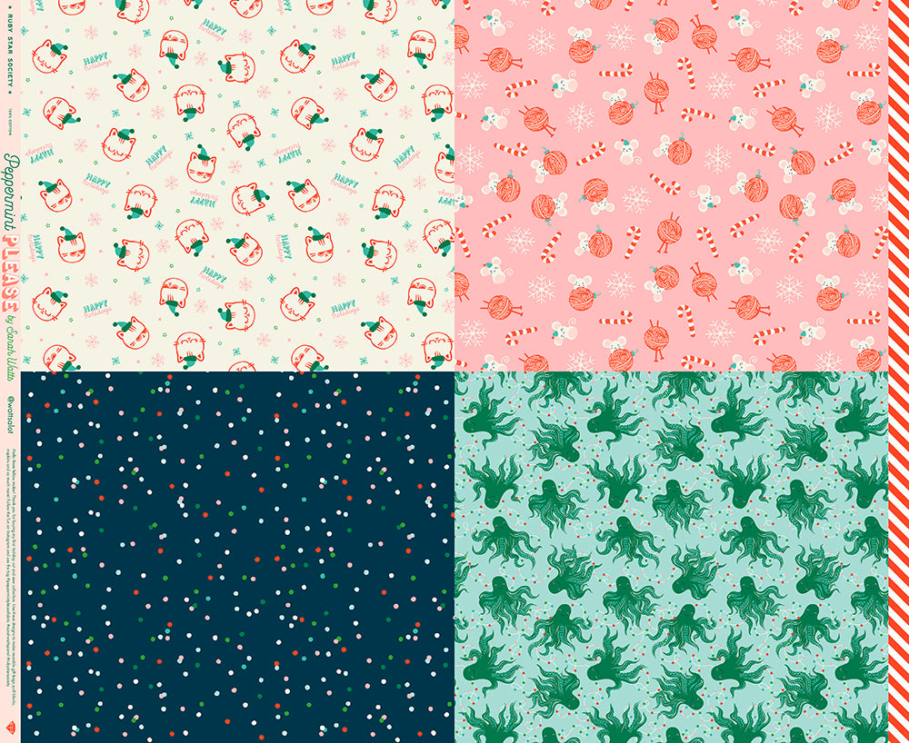 Ruby Star Society Peppermint Please, Wrap Panel