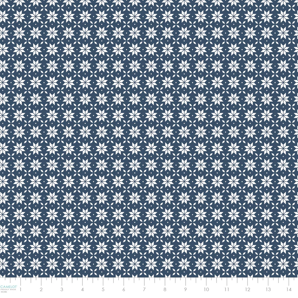 Winter Land by Camelot Design Studio, Snowflake Fair Isle, Navy