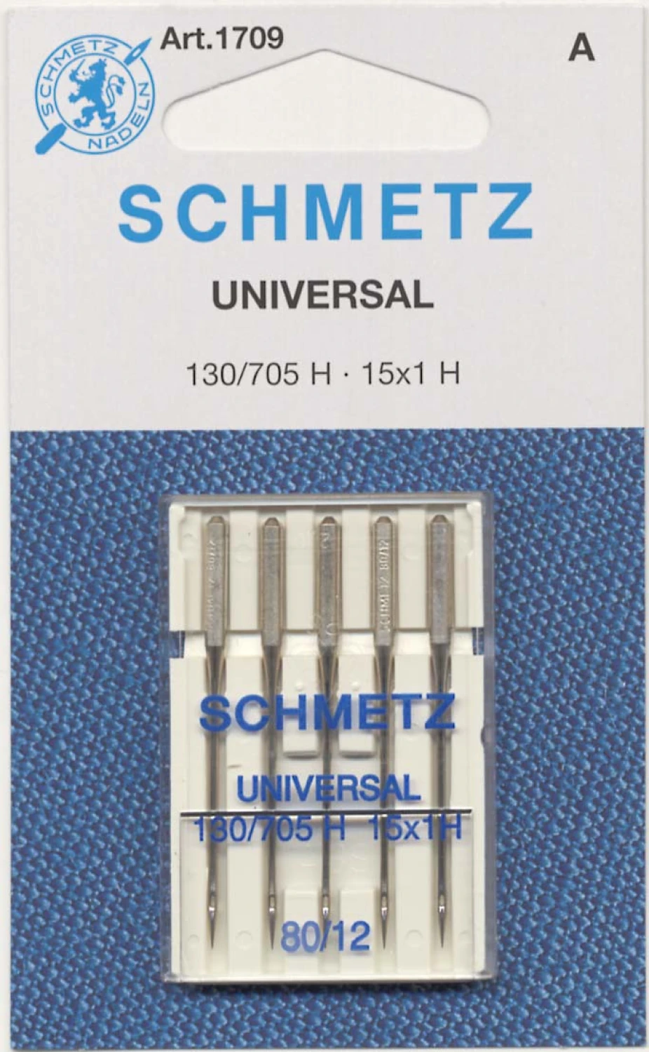 Schmetz Universal Needles, 5-pack, # 80/12