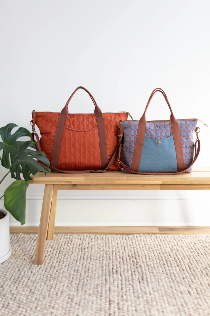 Oxbow Tote Pattern by Noodlehead, 2 sizes