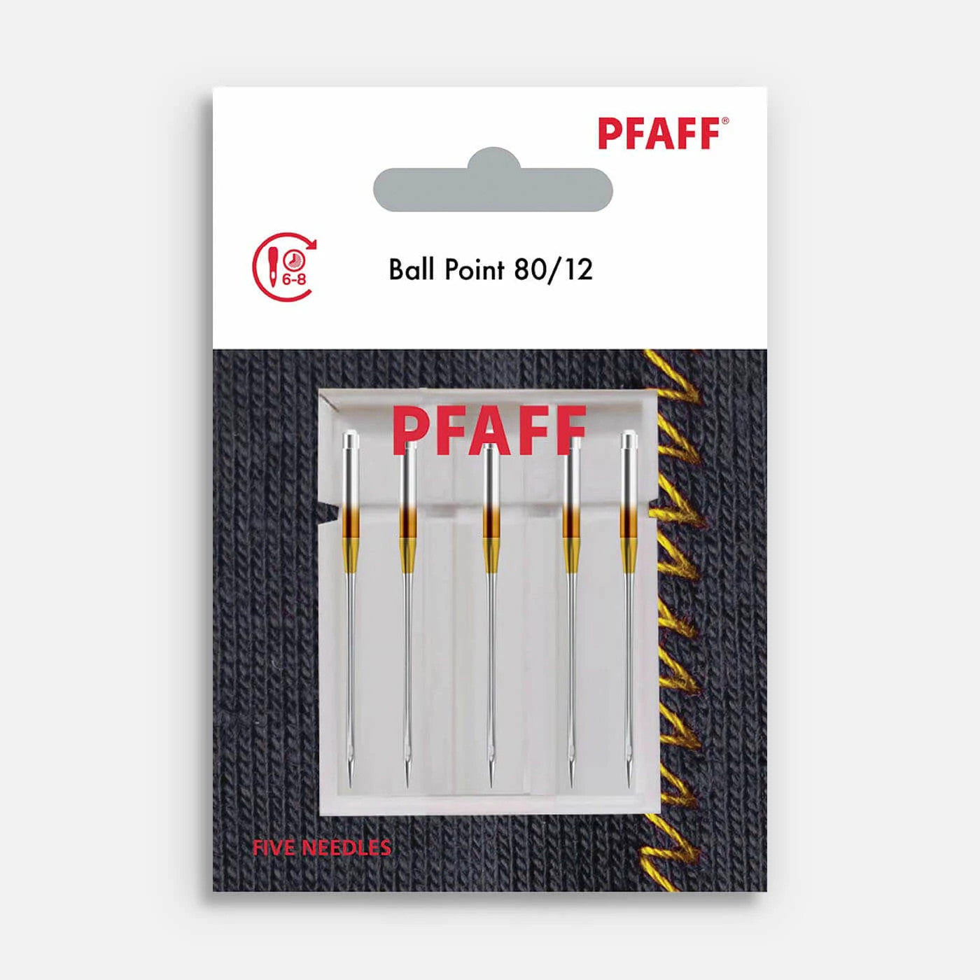 PF Ball  Point Needle 80/12 -5PK