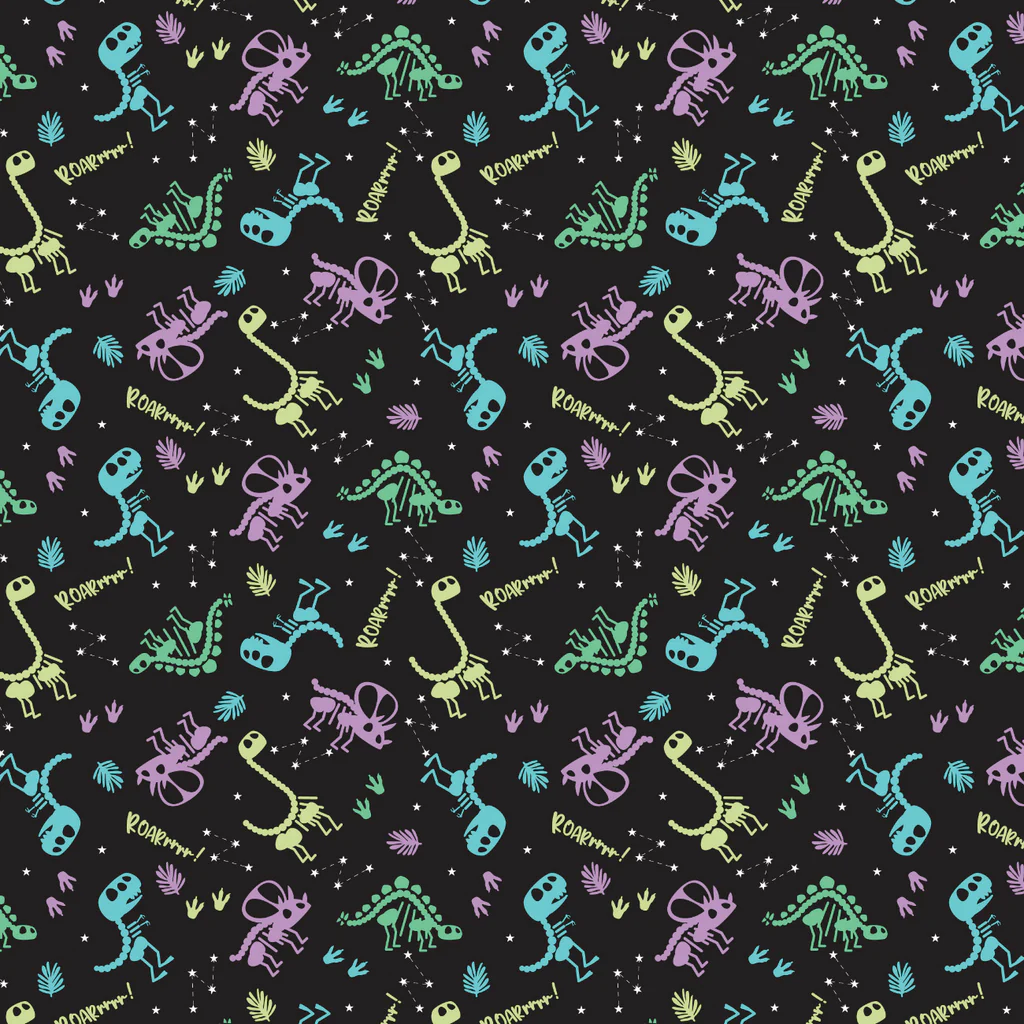 Dino Glow, Dino Dreams Glow, Black