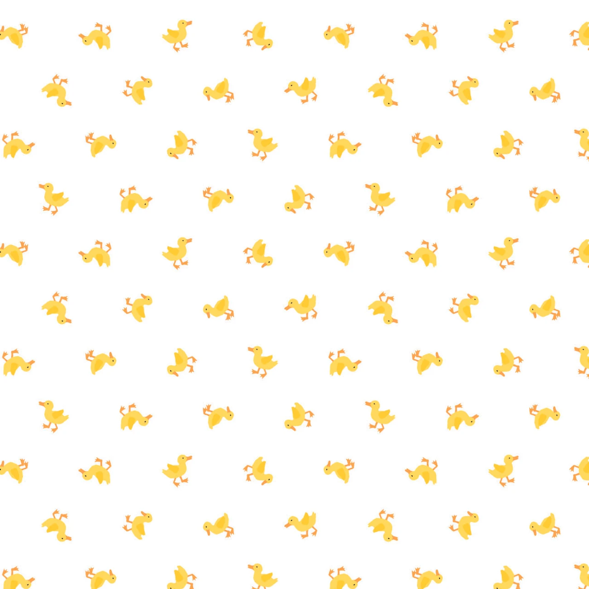 Wildflower Meadow by Gabrielle Neil Design for Camelot Fabrics, Little Ducklings, White
