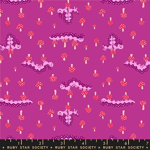 Hello Alice by Sarah Watts for Ruby Star Society, Caterpillar - Berry