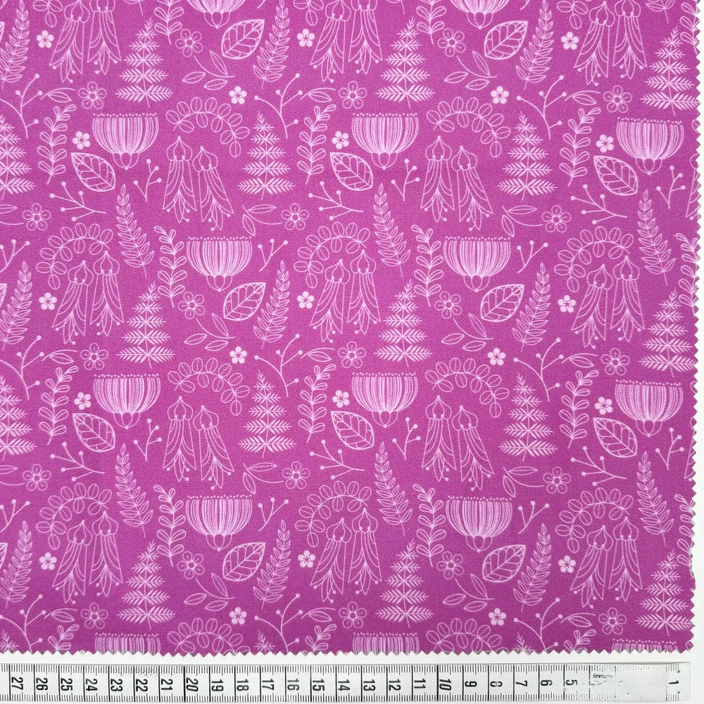Summer Garden by Ellen Giggenbach for Gordon Fabrics, Purple
