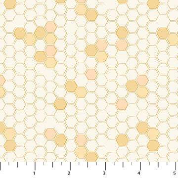 Humblebee by Aimee Parker, Hexies, Yellow