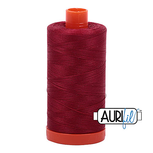 Aurifil 50 wt, 1422 yards, Burgundy - 1103