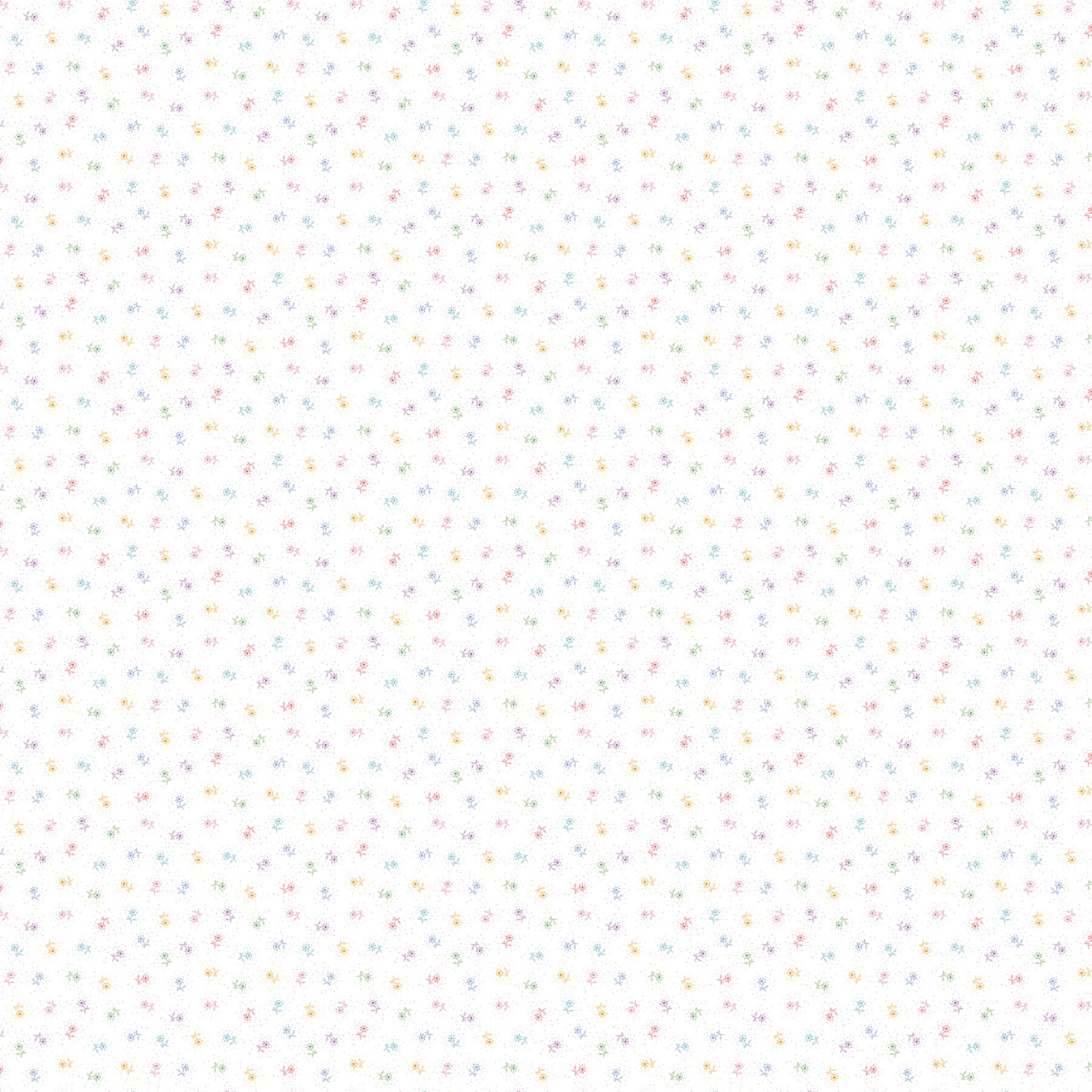 Pocket Posies by Figo Studio, Ditsy Daisy, White