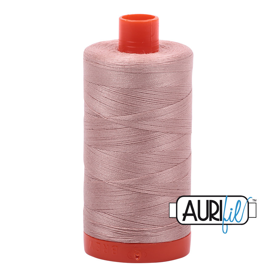 Aurifil 50 wt, 1422 yards, Antique Blush - 2375