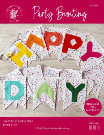 Penny Spool Quilts Patterns, Party Bunting