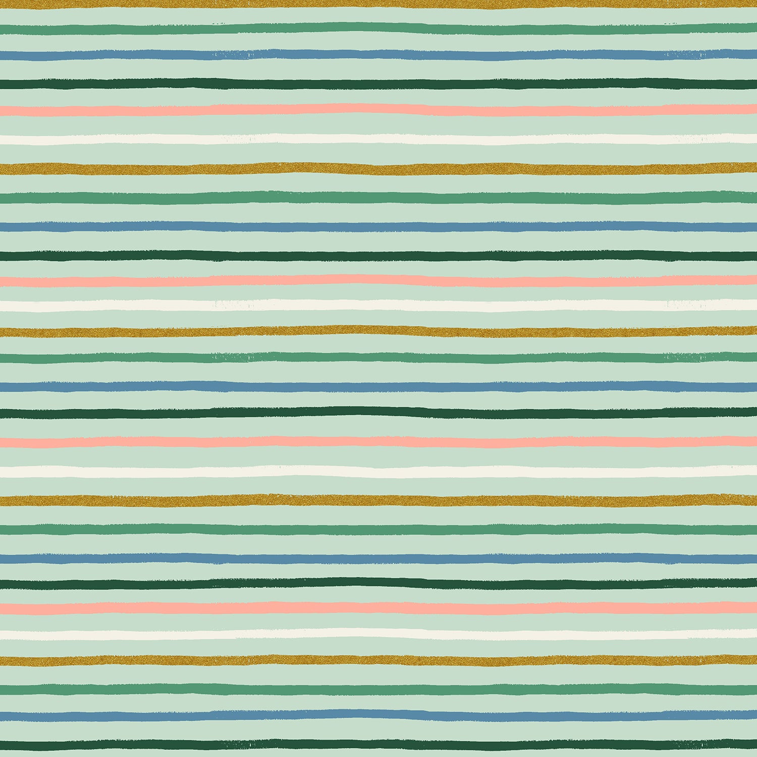 Orchard by Rifle Paper Co., Happy Stripe Mint Multi