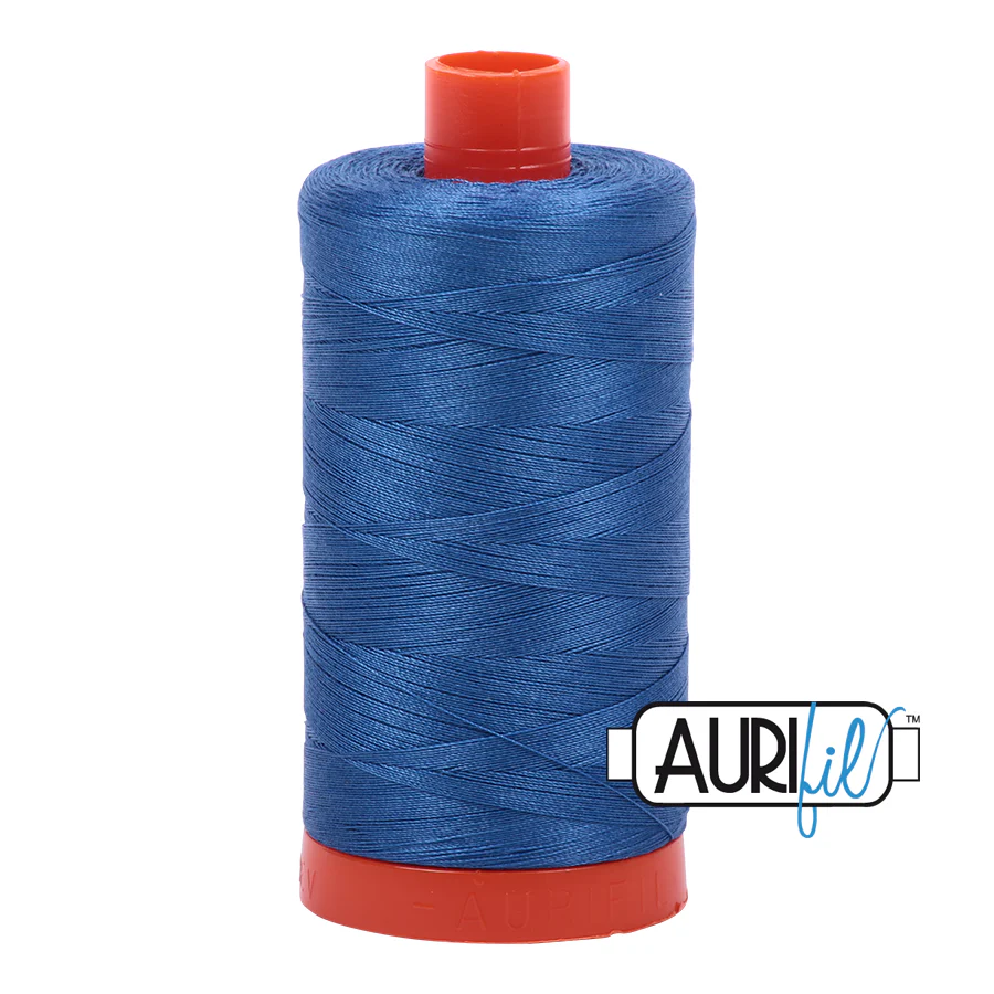 Aurifil 50 wt, 1422 yards, Delft Blue - 2730