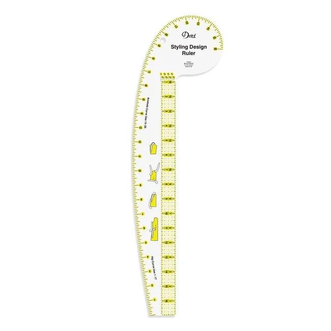 Styling Design Ruler Clear 20"