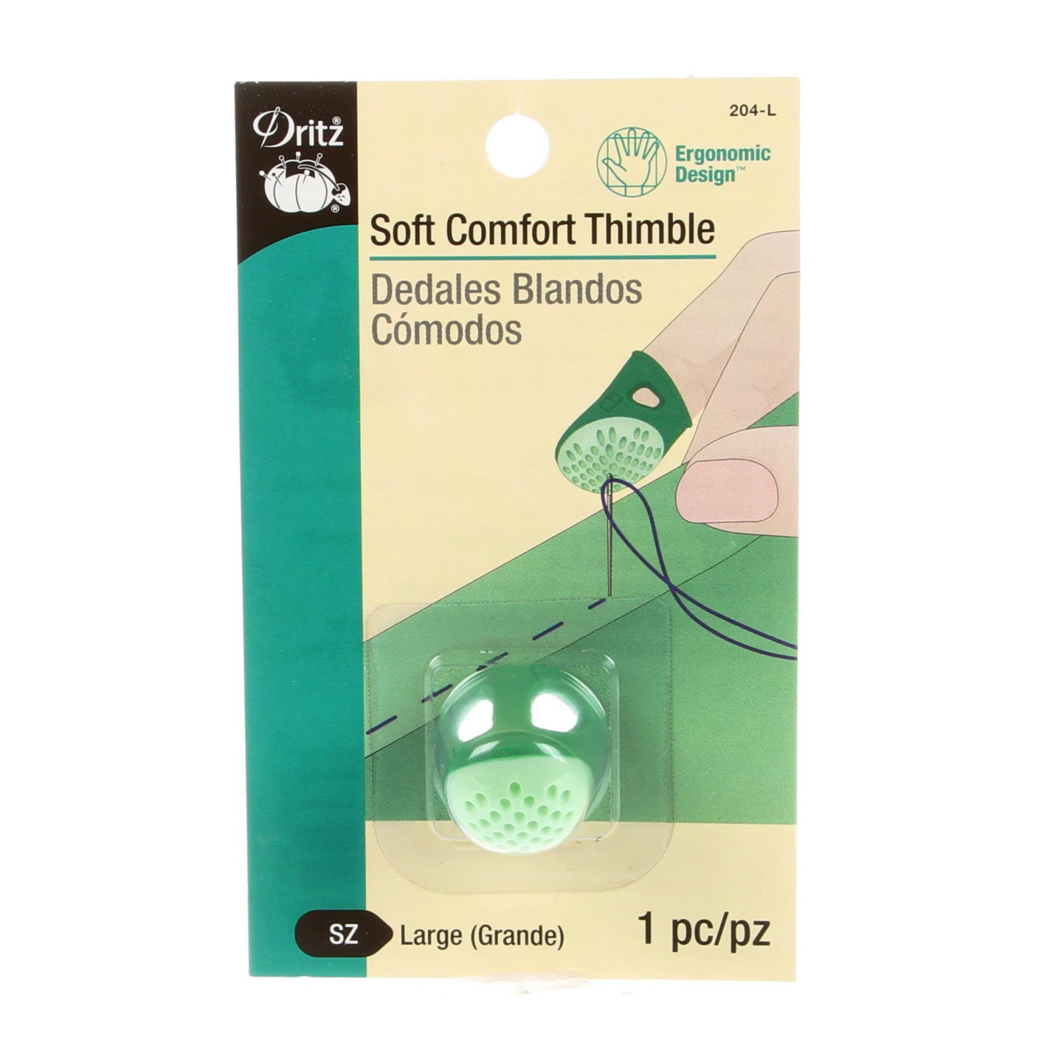 Dritz Soft Comfort Thimble - Large