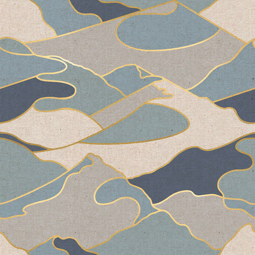 Ruby Star Society Canvas, Reign by Rashida Coleman-Hale, Denim