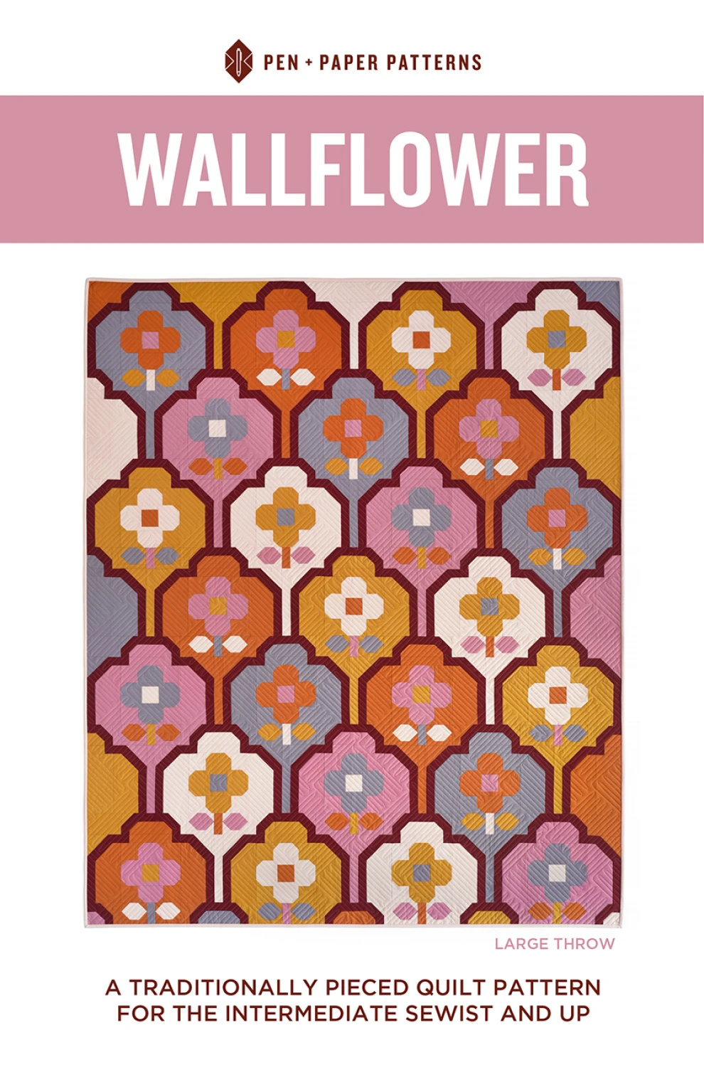 Pen & Paper Wallflower Quilt Pattern