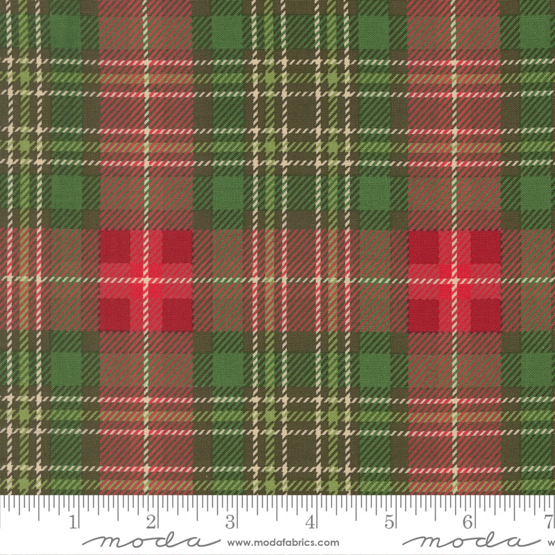 Holiday Cheer by Stacy Iest Hsu for Moda, Christmas Plaid, Evergreen