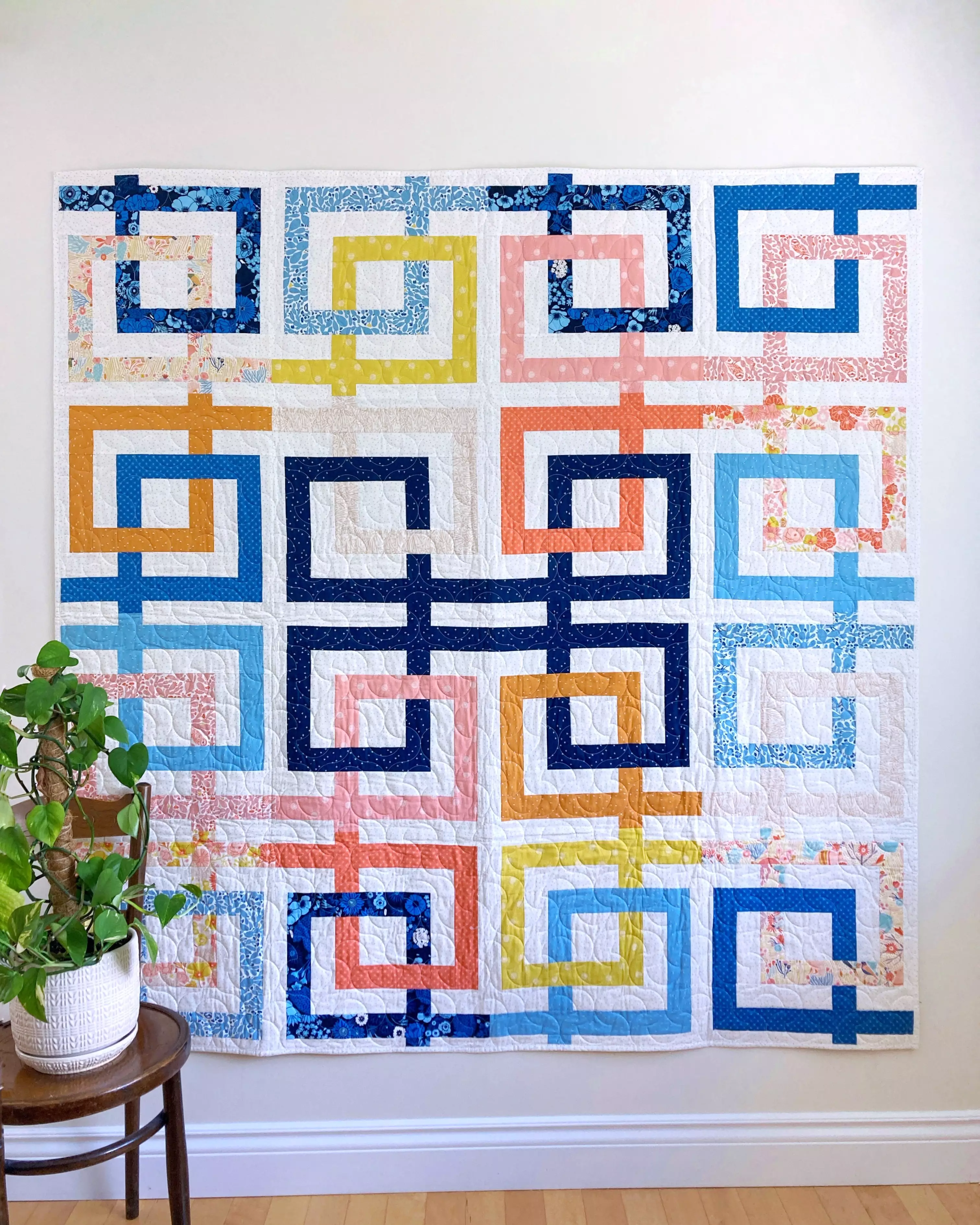 Penny Spool Quilts Patterns, Line Dance Quilt Pattern