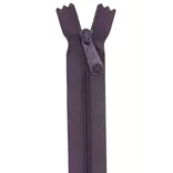 24" Single Slide Zipper - Eggplant
