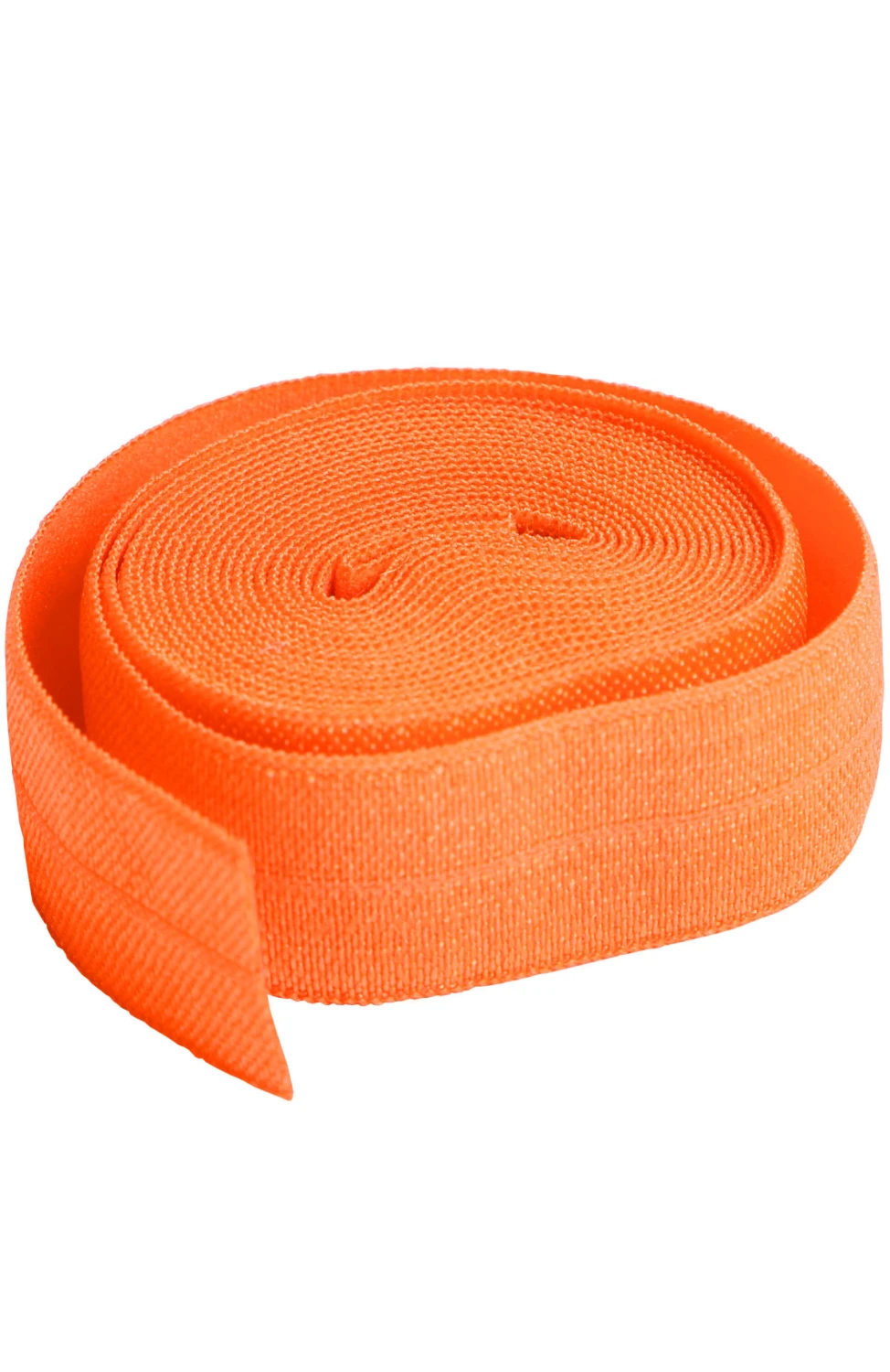 byAnnie Fold-Over Elastic, 20mm x 2 yards  (1.8 metres), Pumpkin