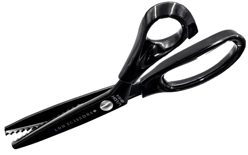 LDH - Lightweight Pinking Shears - 9" Midnight Edition