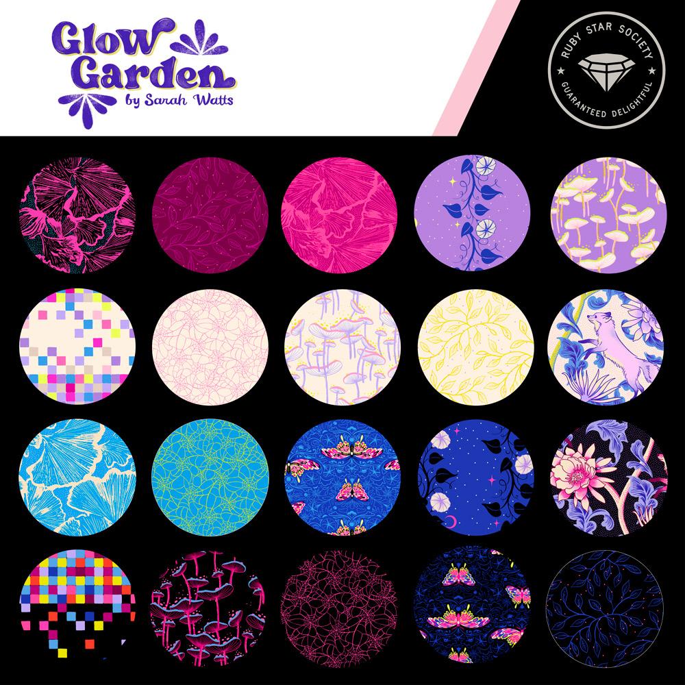 Glow Garden by Ruby Star Society, Charm Pack